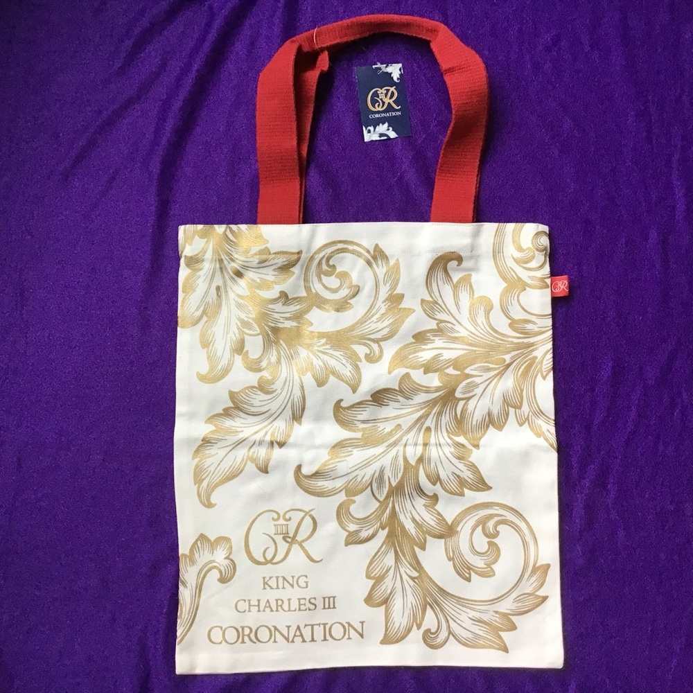 King Charles III Coronation Tote Bag NWT Temple Island Collection